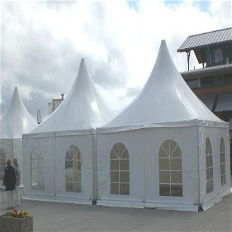 ແບບເອີຣົບ Wedding Spire tent ກາງແຈ້ງ Aluminum Alloy Auto Show Event Ceiling Canopy tent Outdoor